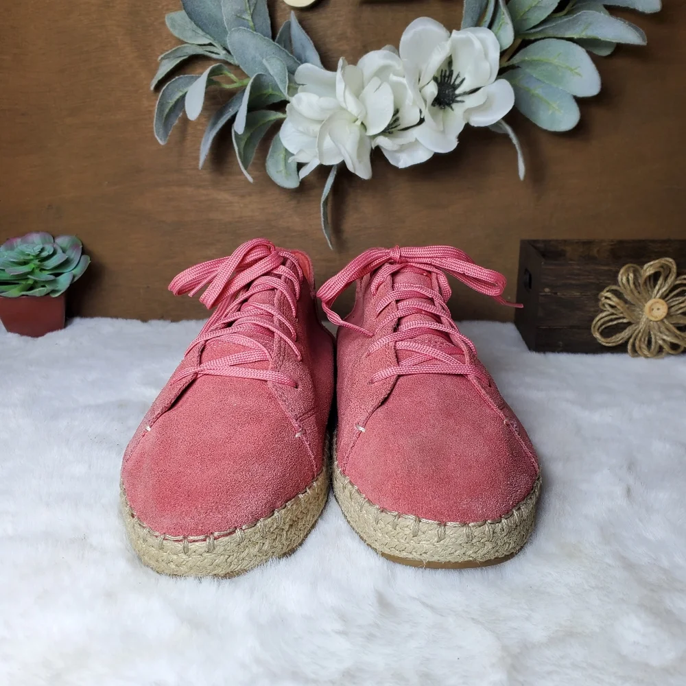 TOMS Lena Suede Espadrilles Women's Size 9